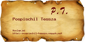 Pospischil Tessza névjegykártya